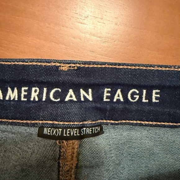 American‎ Eagle Outfitters Women's Dark Blue Skinny Jeans - Picture 3 of 7